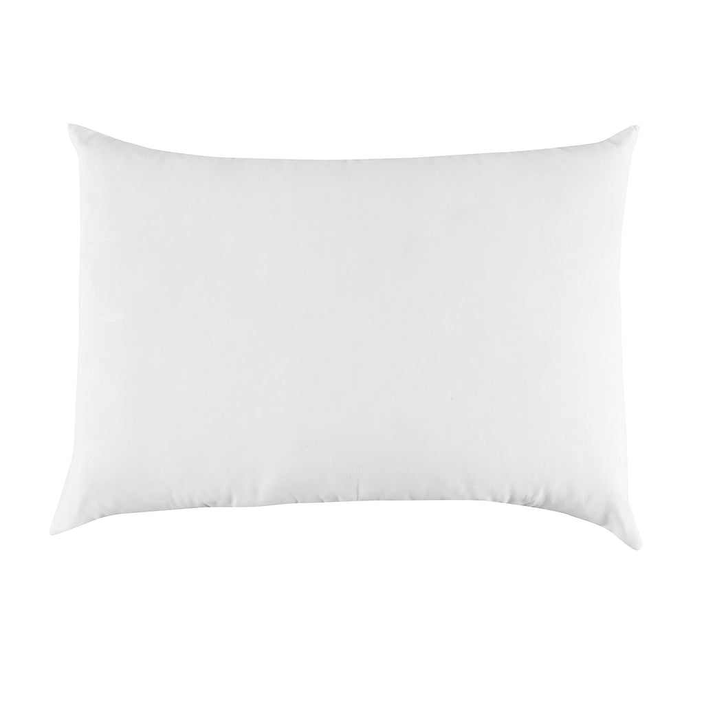 Hotel Collection Cotton Fresh Bed Pillow, S/Q, White- 2 Pack Antimicrobial Allergy Defense Fabric - Decorative Throw Pillow Cushion for Sofa & Bed Detail
