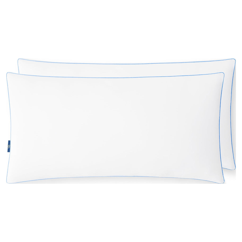 Hotel Collection pedic Extra Firm Bed Pillow, King, 2 Pack, Hypoallergenic - Ergonomic Memory Foam Pillow for Neck Pain Support Detail