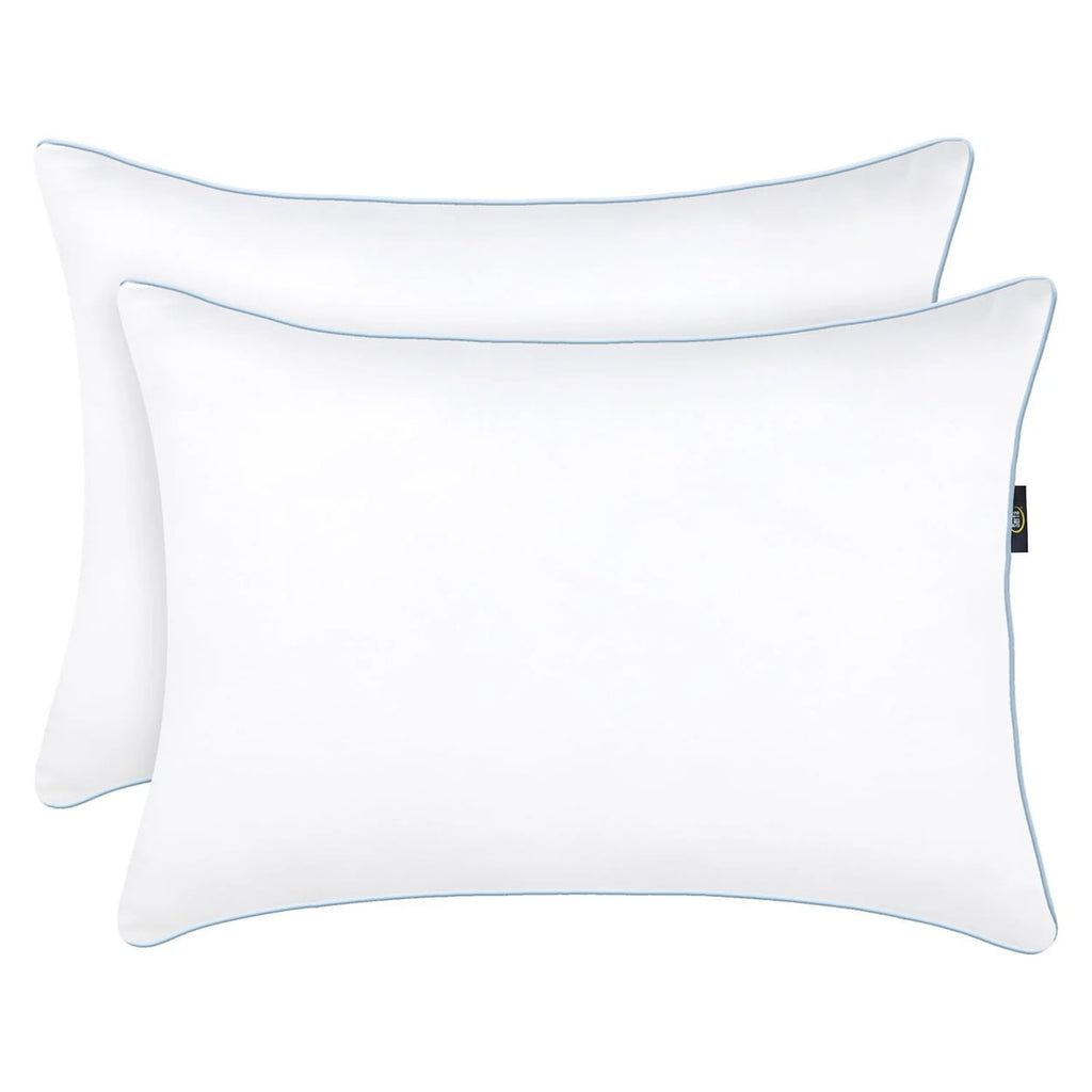 Ergonomic Memory Foam Comfy Sleep Eco-Friendly Bed Pillow Standard/Queen (2 Pk) - Orthopedic Shredded Foam Bed Pillow Set Detail