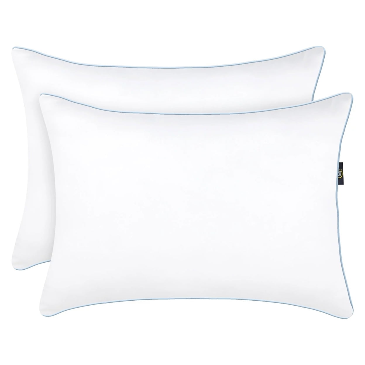 Ergonomic Memory Foam Comfy Sleep Eco-Friendly Bed Pillow Standard/Queen (2 Pk) - Orthopedic Shredded Foam Bed Pillow Set Detail