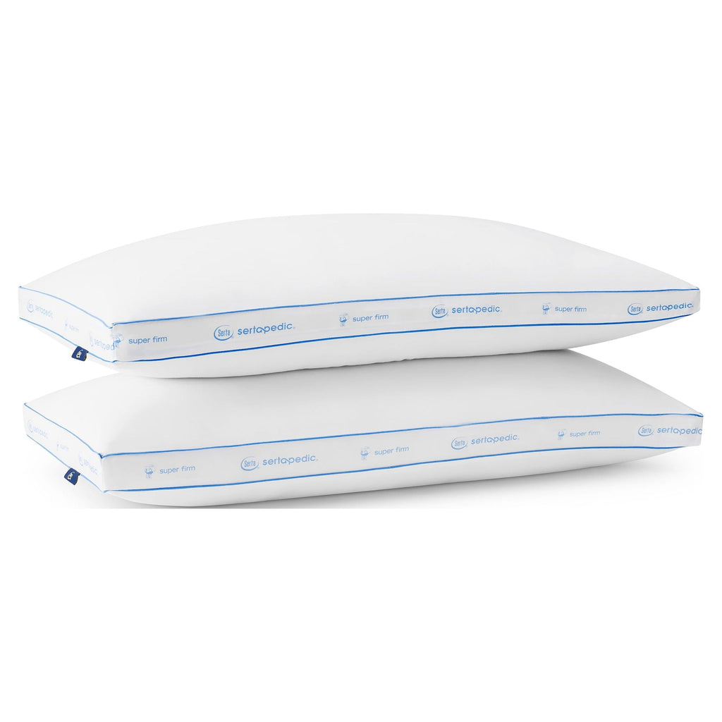 Hotel Collection pedic Extra Firm Bed Pillow, King, 2 Pack, Hypoallergenic - Ergonomic Memory Foam Pillow for Neck Pain Support Detail