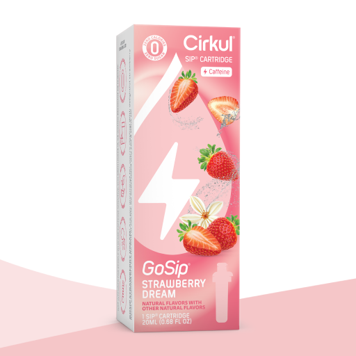 Sugar-Free GoSip Strawberry Dream OAF9 - Zero-Calorie Multi-Flavor Sip Pods for Water Bottle - Default Title