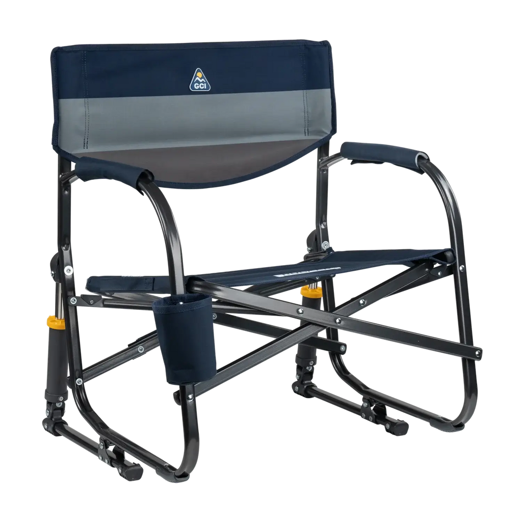 Smooth Motion Grab & Go Rocker - Choice 551 - RoadTrip Rocker Smooth Motion Camp Chair - Indigo Color Block