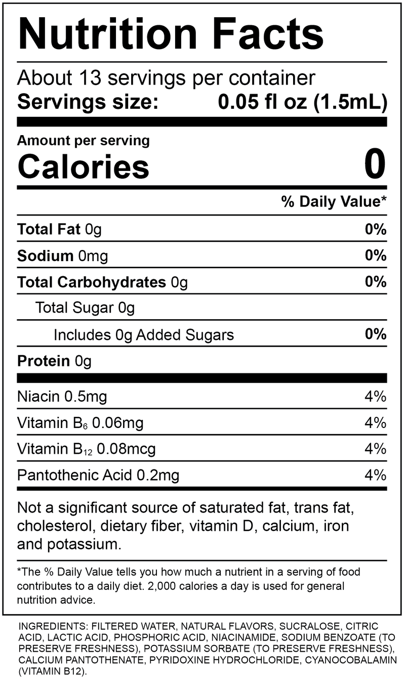 Sugar-Free LifeSip Pear Lemon Twist L82Z - Sugar-Free Fruit Flavor Cartridge Refill Detail