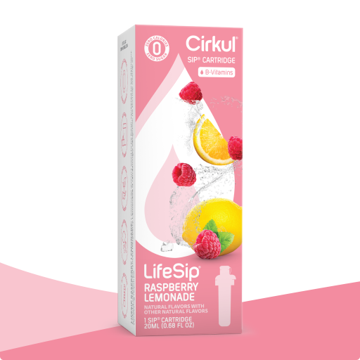 Vitamin-Infused LifeSip Raspberry Lemonade OTKN - Electrolyte Hydration Enhanced Taste Cartridges - Default Title