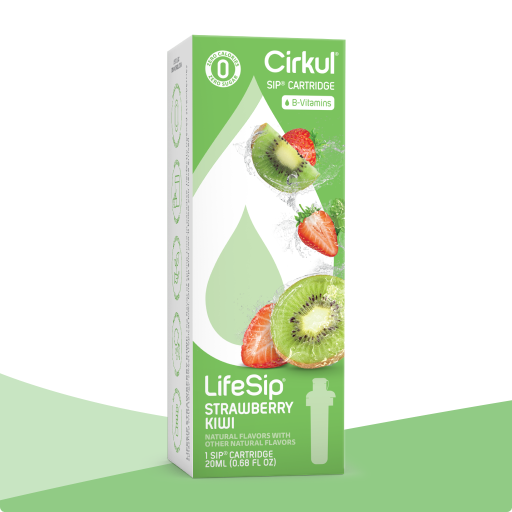 Zero-Calorie LifeSip Strawberry Kiwi H4PN - Sugar-Free Fruit Flavor Cartridge Refill - Default Title