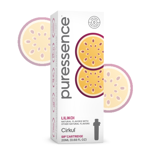 Vitamin-Infused Puressence Lilikoi (Unsweetened) C3N8 - Sugar-Free Fruit Flavor Cartridge Refill - Default Title