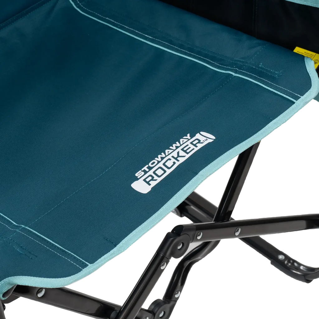 Smooth Motion Stowaway Rocker with Side Table - Choice 253 - Heavy-Duty Kickback Rocker with Beverage Holder Detail