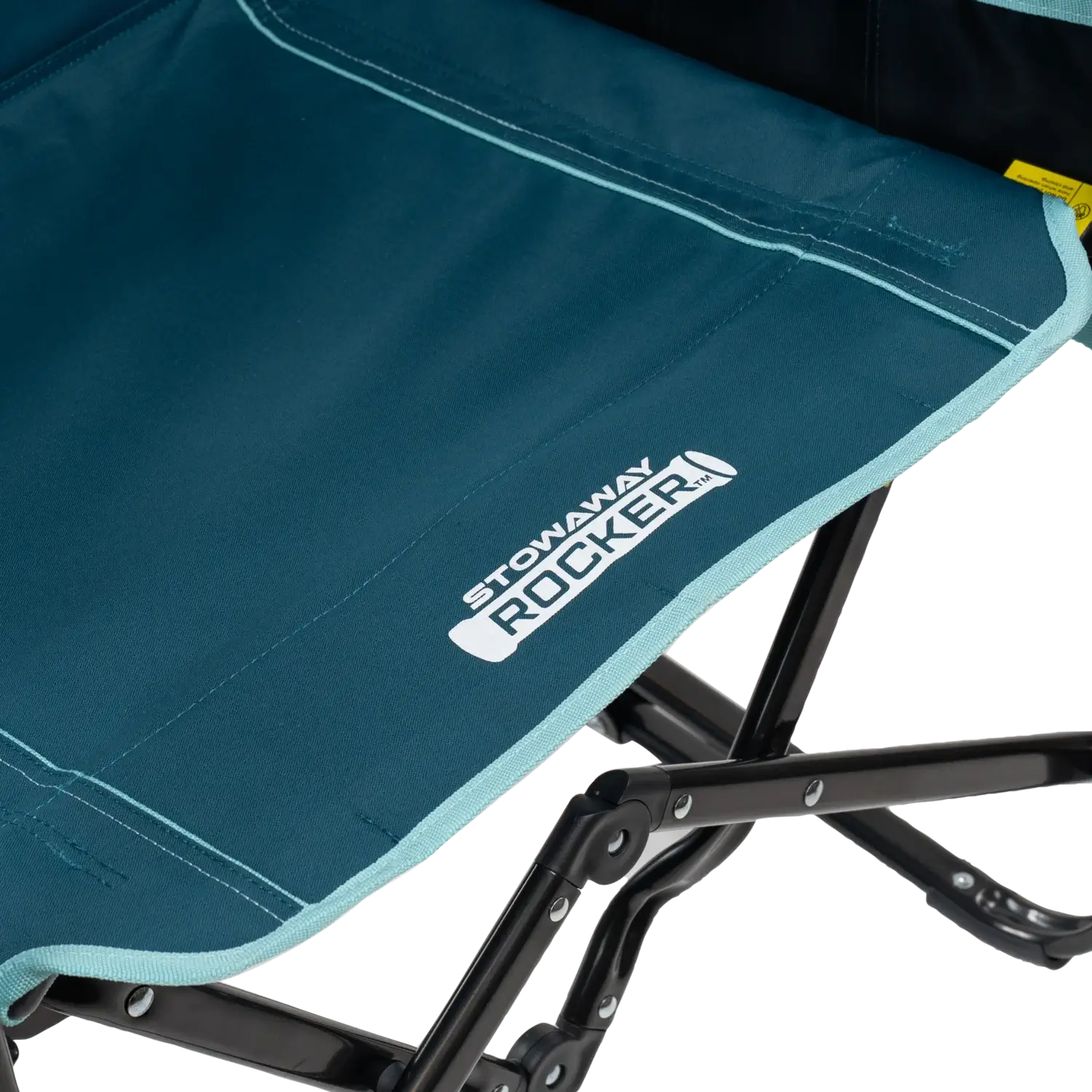 Smooth Motion Stowaway Rocker with Side Table - Choice 253 - Heavy-Duty Kickback Rocker with Beverage Holder Detail