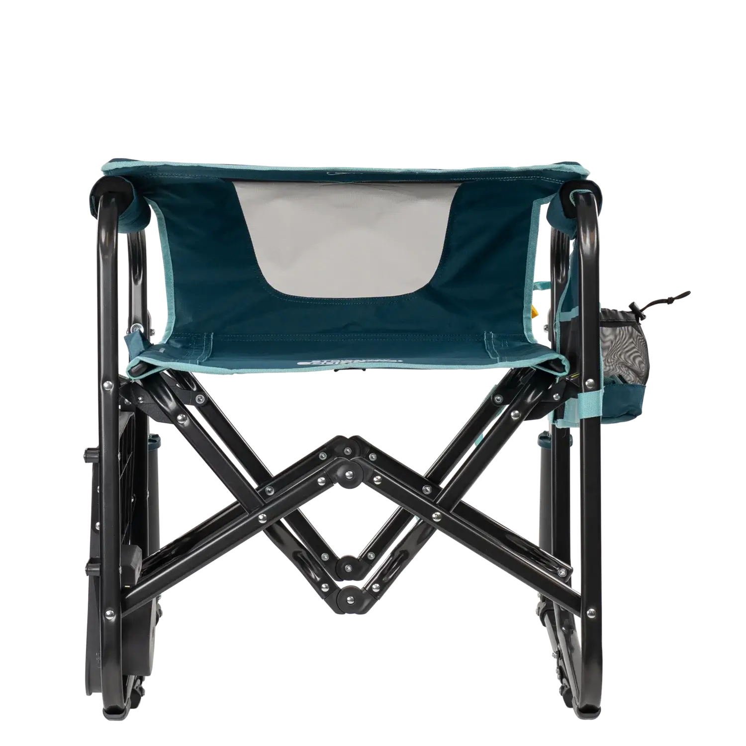 Smooth Motion Stowaway Rocker with Side Table - Choice 253 - Heavy-Duty Kickback Rocker with Beverage Holder Detail
