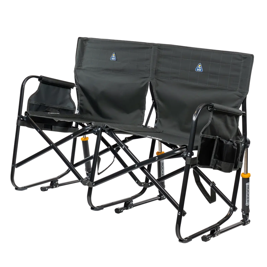 Premium All-Weather Tandem Rocker - Choice 227 - Freestyle Rocker Portable Outdoor Folding Chair Detail