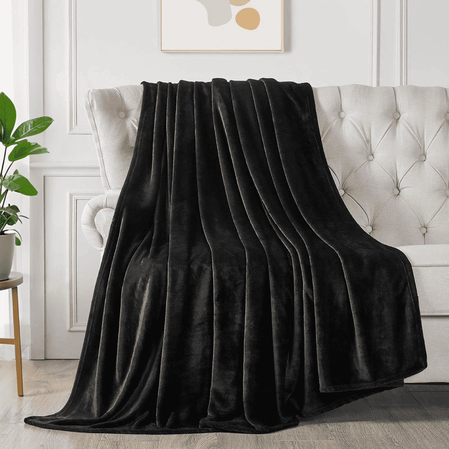 Super Soft Flannel Throw Size Blanket, Luxury Plush Cozy Fuzzy Fleece Blanket, Super Soft Warm Big Lightweight Throw Blanket All Seasons... - Lightweight Plush Warm Blanket for All Seasons - Default Title